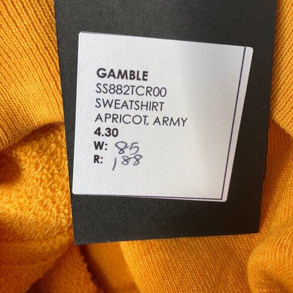 NWT Philanthropy Gamble Distressed Hoodie - Apricot | Sz Small - Picture 9 of 9